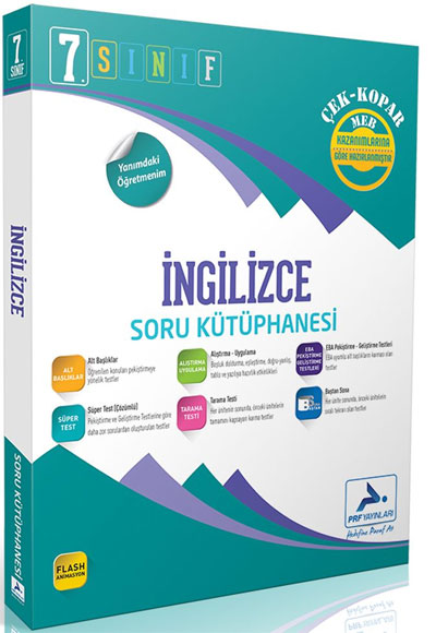 PARAF Yayınları 7. Sınıf İngilizce Soru Kütüphanesi