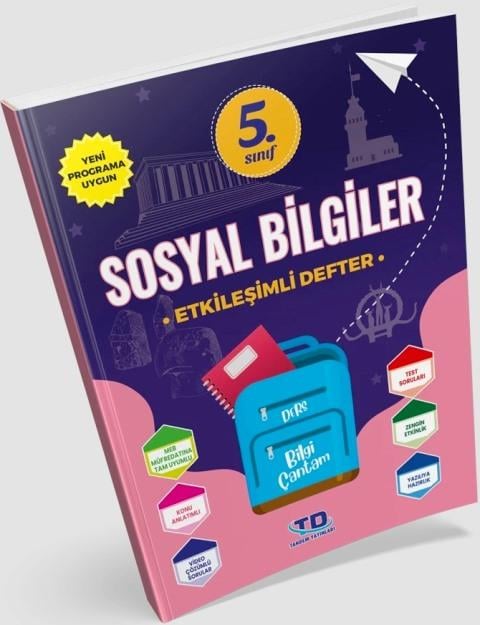 5. Sınıf Sosyal Bilgiler Etkileşimli Defter