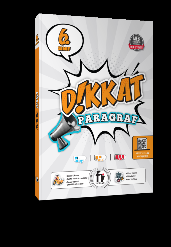 6.SINIF DİKKAT PARAGRAF SORU BANKASI