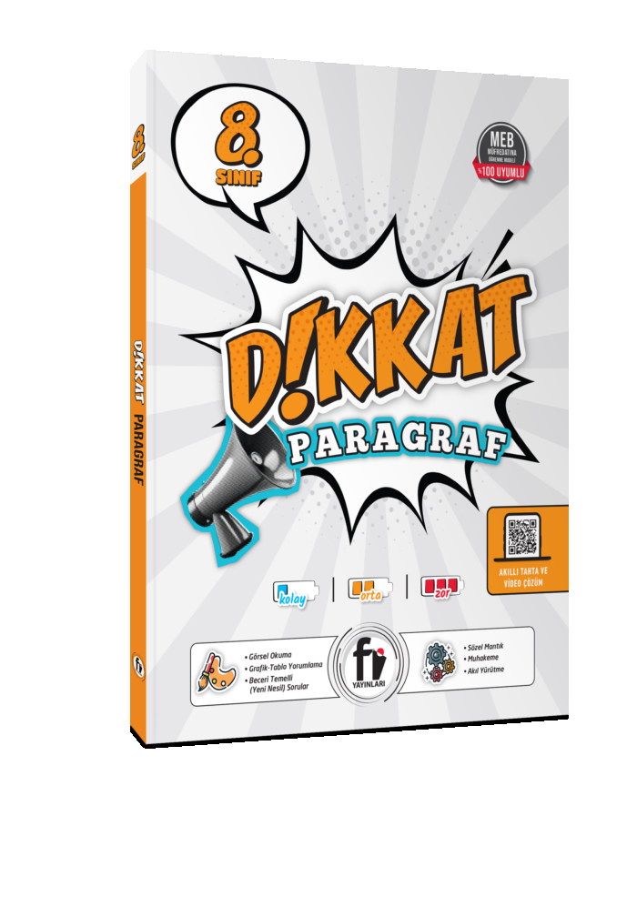 8.SINIF DİKKAT PARAGRAF SORU BANKASI