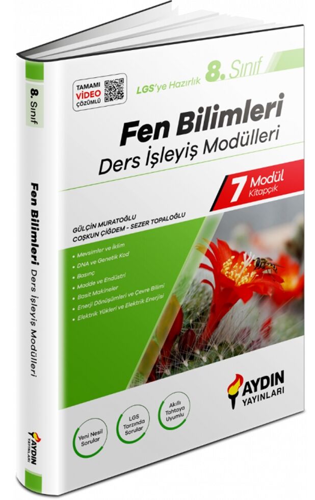 AYDIN 8. SINIF FEN BİLİMLERİ DERS İŞLEYİŞ MODÜL SET