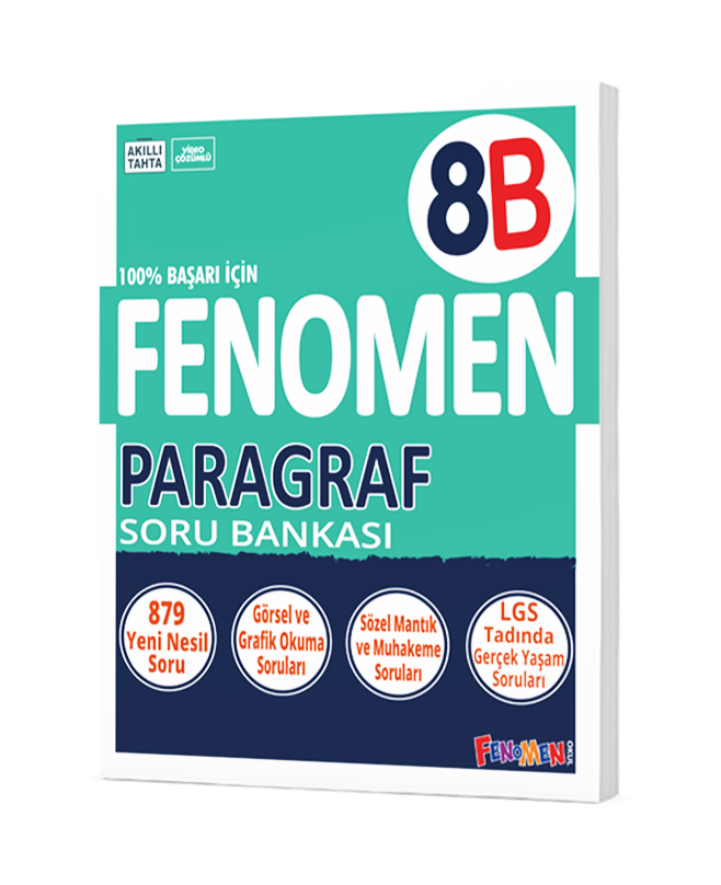 FENOMEN 8. SINIF PARAGRAF SORU BANKASI 8B