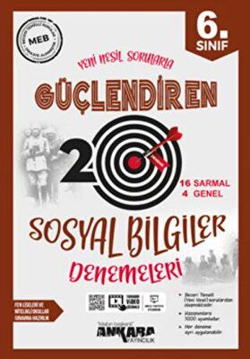 ANKARA 6. SINIF SOSYAL BİLİMLER 20 GÜÇLENDİREN DENEME