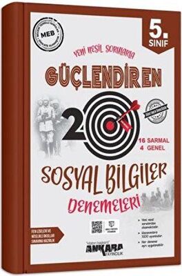 ANKARA 5. SINIF SOSYAL BİLGİLER 12 GÜÇLENDİREN DENEME