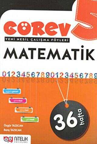 NİTELİK YAYINLARI 5.SINIF MATEMATİK GÖREV YENİ NESİL ÇALIMA FÖYLERİ