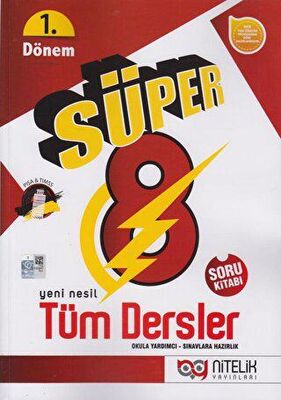 NİTELİK SÜPER 8 1. DÖNEM TÜM DERSLER SORU BANKASI