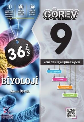 ARMADA 9. SINIF GÖREV BİYOLOJİ ÇALIŞMA FÖYLERİ