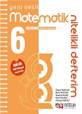 NİTELİK 6. SINIF MATEMATİK DEFTERİM