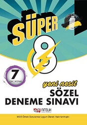 NİTELİK 8. SINIF SÜPER SÖZEL 7 Lİ DENEME