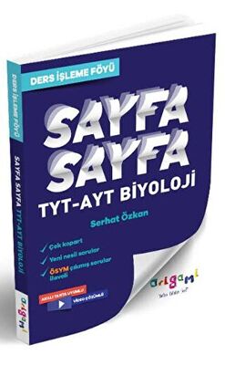 TAMMAT SAYFA SAYFA TYT AYT BİYOLOJİ DERS İŞLEME FÖYÜ