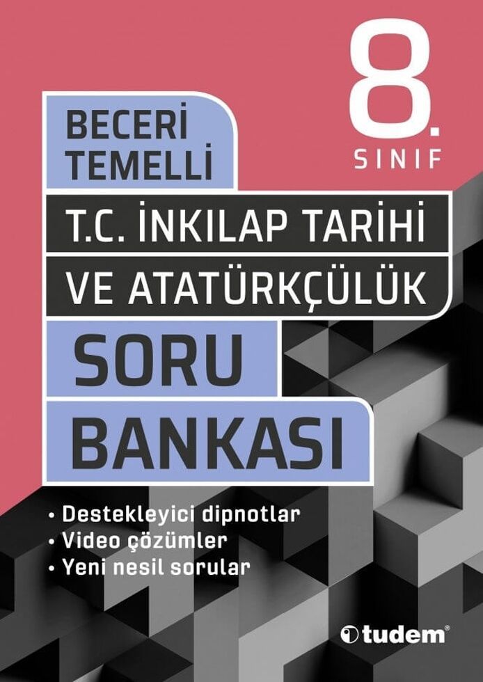 TUDEM 8. SINIF BECERİ TEMELLİ İNKILAP TARİHİ SORU BANKASI