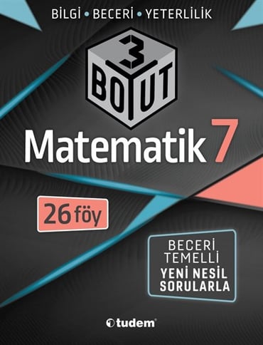 TUDEM 7. SINIF 3 BOYUT MATEMATİK