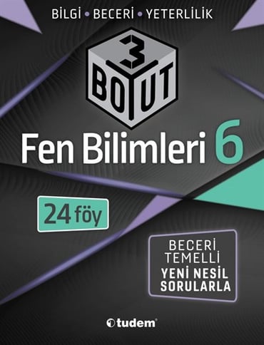 TUDEM 6. SINIF 3 BOYUT FEN BİLİMLERİ