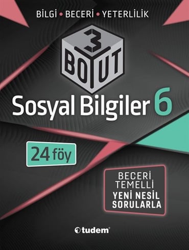 TUDEM 6. SINIF 3 BOYUT SOSYAL BİLGİLER