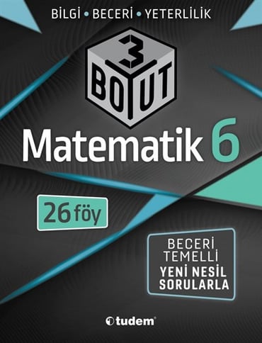 TUDEM 6. SINIF 3 BOYUT MATEMATİK