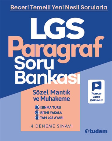 TUDEM LGS PARAGRAF SORU BANKASI