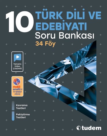 TUDEM 10. SINIF TÜRK DİLİ VE EDEBİYATI SORU BANKASI