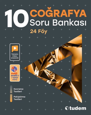 TUDEM 10. SINIF COĞRAFYA SORU BANKASI