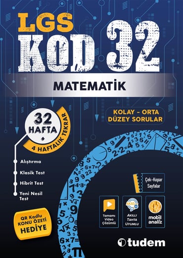 TUDEM LGS MATEMATİK KOD 32