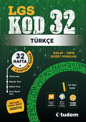 TUDEM LGS TÜRKÇE KOD 32