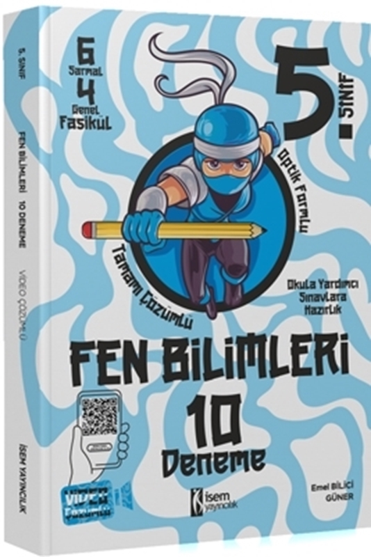 İSEM YAYINLARI 5.SINIF FEN BİLİMLERİ 10 DENEMELER