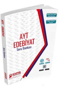 ZAFER YAYINLARI AYT EDEBİYAT SORU BANKASI