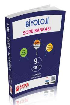 ZAFER YAYINLARI 9. SINIF BİYOLOJİ SORU BANKASI