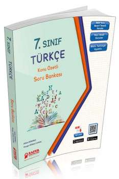 ZAFER YAYINLARI 7. SINIF TÜRKÇE SORU BANKASI