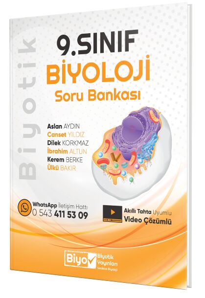 BİOTİK YAYINLARI 9.SINIF BİYOLOJİ SORU BANKASI