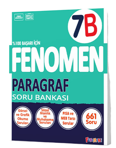 FENOMEN 7. SINIF PARAGRAF SORU BANKASI 7B