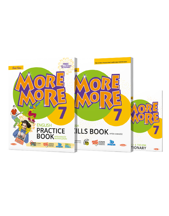 MORE AND MORE 7 PRACTICE BOOK&DICTIONARY