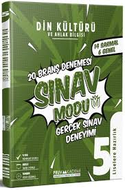 PRUVA YAYINLARI 5.SINIF DİN KÜLTÜRÜ VE AHLAK BİLGİSİ BRANŞ DENEMESİ