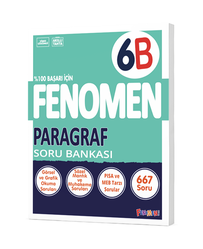 FENOMEN 6. SINIF PARAGRAF SORU BANKASI