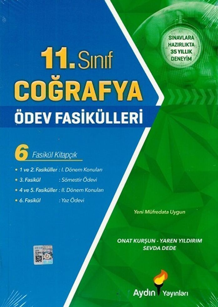 AYDIN 11. SINIF COĞRAFYA ÖDEV FASİKÜLÜ