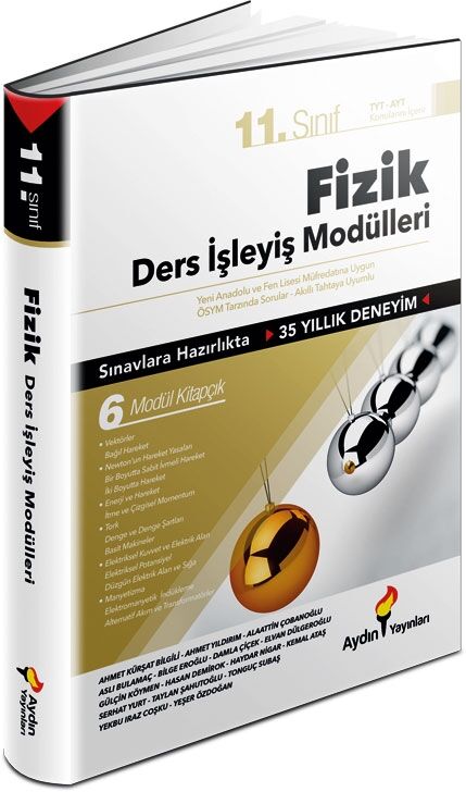 AYDIN YAYINLARI 11.SINIF FİZİK DERS İŞLEYİŞ MODÜLLERİ