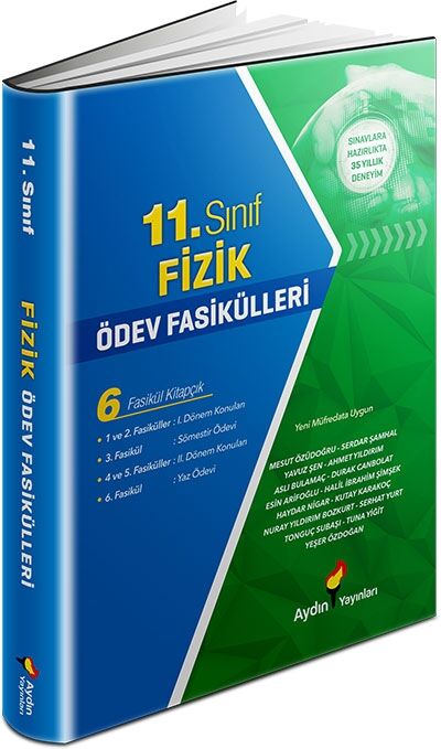 AYDIN YAYINLARI 11.SINIF FİZİK ÖDEV FASİKÜLLERİ