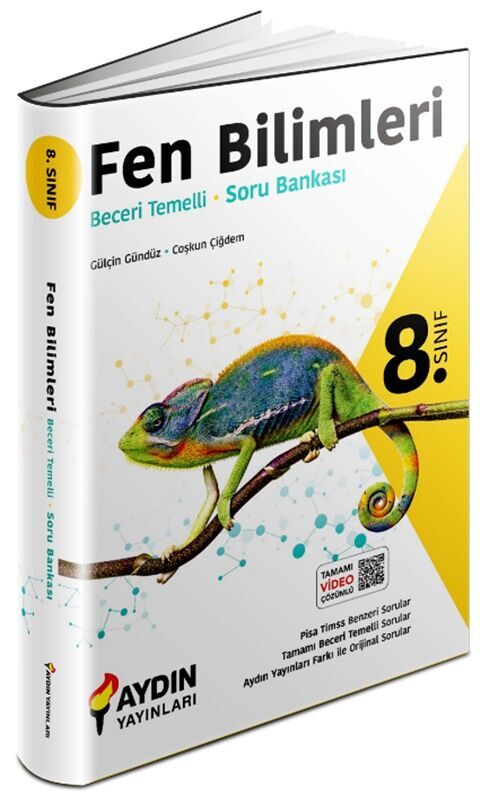 AYDIN YAYINLARI 8.SINIF FEN BİLİMLERİBECERİ TEMELLİ SORU BANKASI