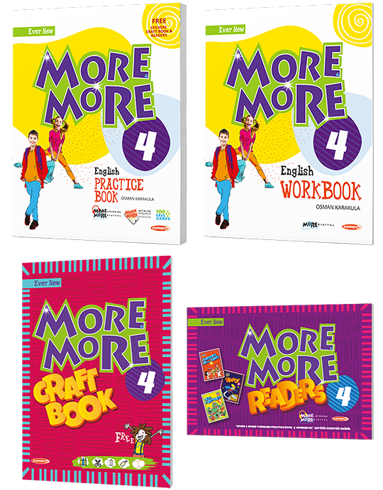 MORE AND MORE 4. SINIF PRACTICE BOOK SETİ