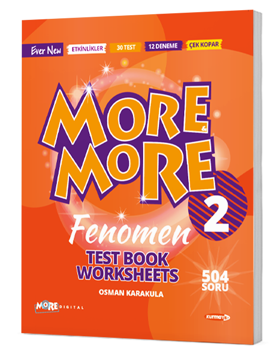 MORE AND MORE 2. SINIF TEST BOOK AND WORKSHEETS AND SELFIE TEST