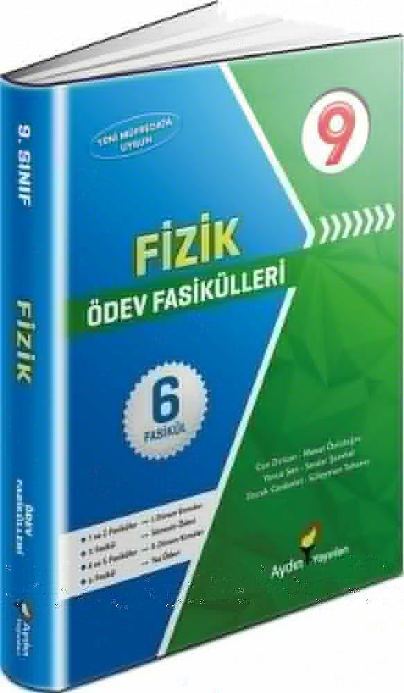 AYDIN YAYINLARI 9.SINIF FİZİK ÖDEV FASİKÜLLERİ