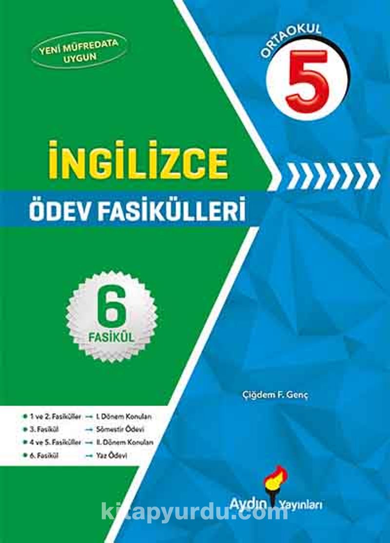 AYDIN 5. SINIF İNGİLİZCE ÖDEV FASİKÜLÜ