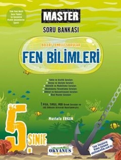 OKYANUS YAYINLARI 5.SINIF FEN BİLİMLERİ MASTER SORU BANKASI