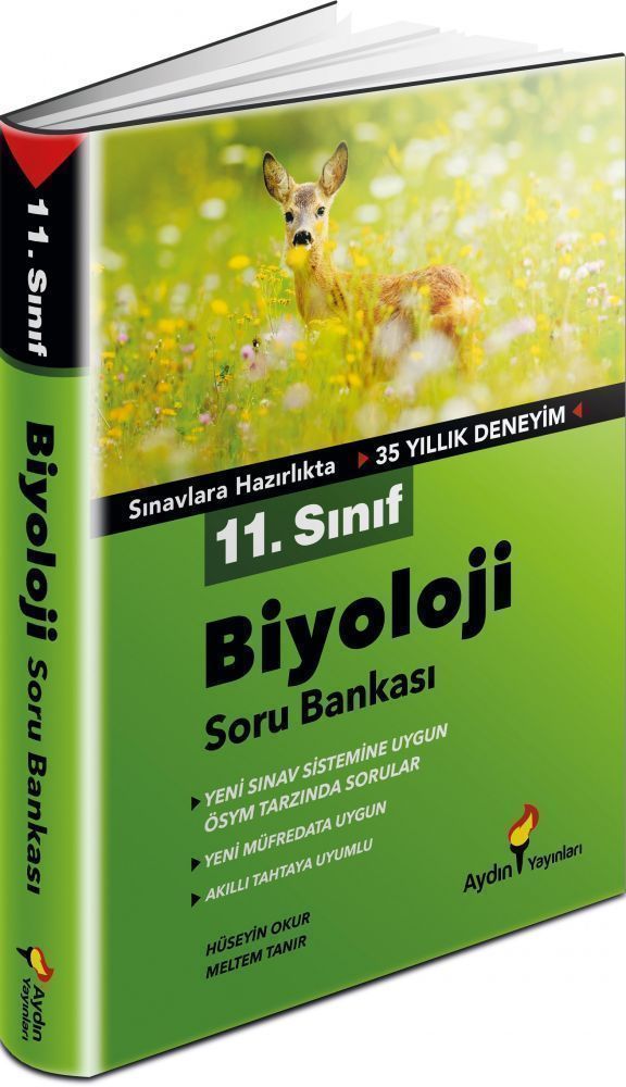 AYDIN YAYINLARI 11.SINIF BİYOLOJİ SORU BANKASI