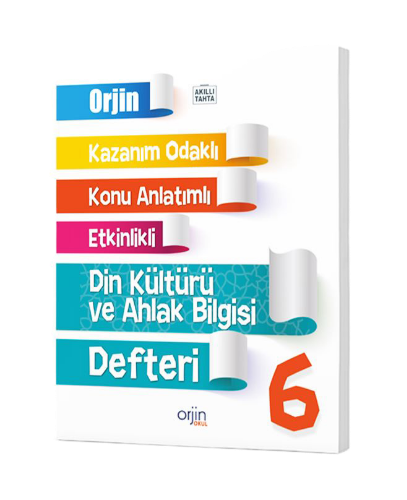 ORJİN 6. SINIF DİN KÜLTÜRÜ DEFTERİ