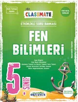 OKYANUS YAYINLARI .SINIF CLASSMATE FEN BİLİMLERİ SORU BANKASI