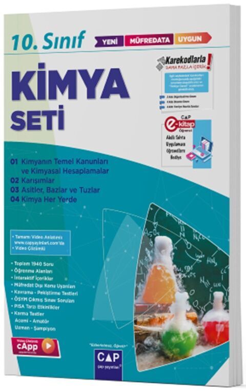 ÇAP YAYINLARI 10.SINIF KİMYA SET