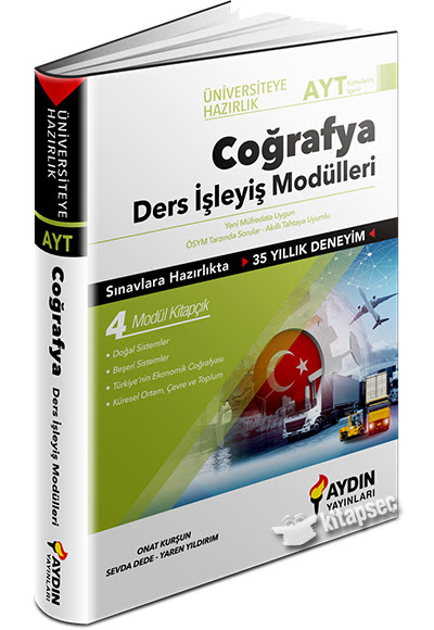 AYDIN AYT COĞRAFYA DER İŞLEYİŞ MODÜL SET