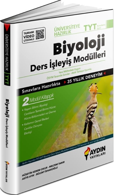 AYDIN YAYINLARI TYT AYT BİYOLOJİ DERS İŞLEYİŞ MODÜLLERİ