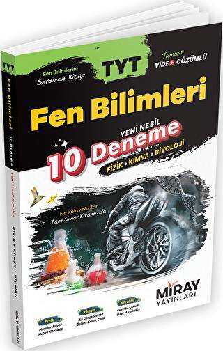 MİRAY TYT FEN BİLİMLERİ 10 LU DENEME