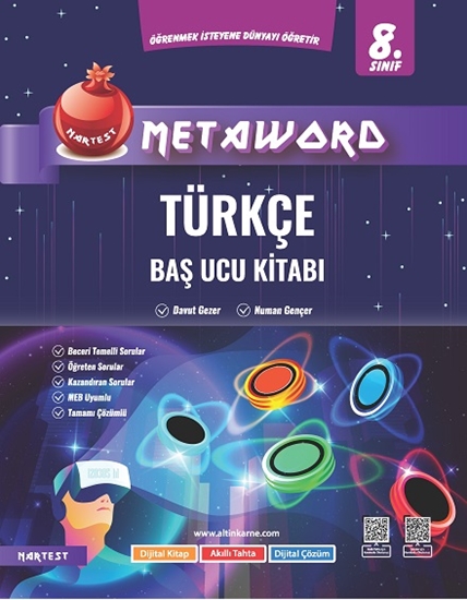 NARTEST 8. SINIF METAWORD TÜRKÇE BAŞUCU KİTABI